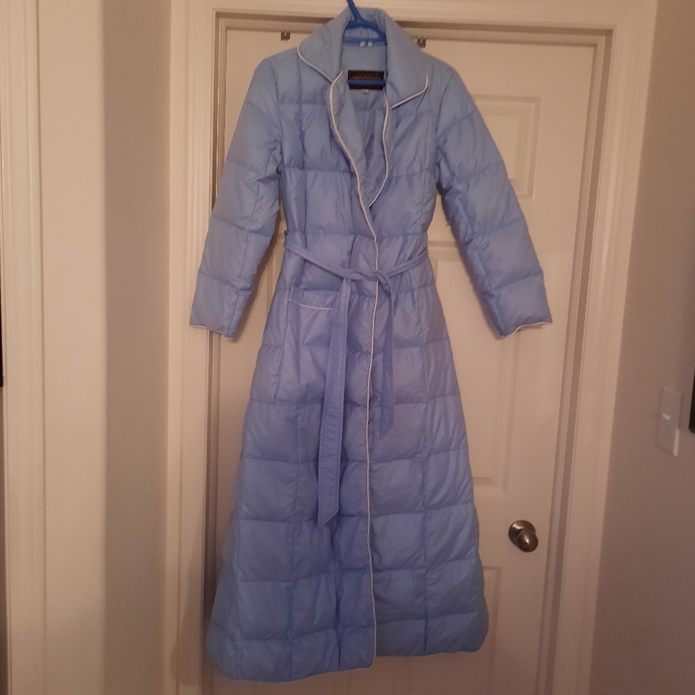 COPY - Eddie Bauer, like new down filled full length robe. Women size S